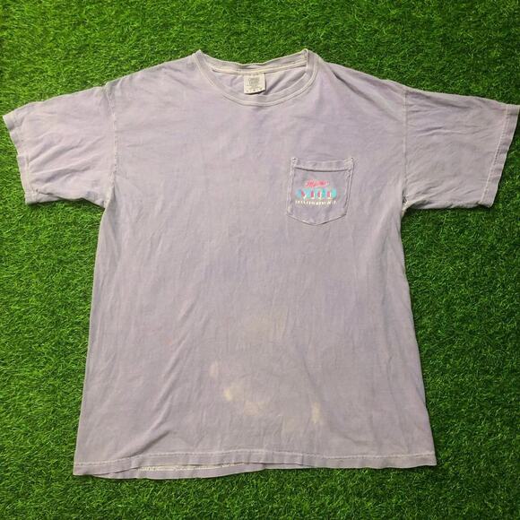 Vintage Lilac Miami Vice Chilifest Graphic Tee - Picture 1 of 6